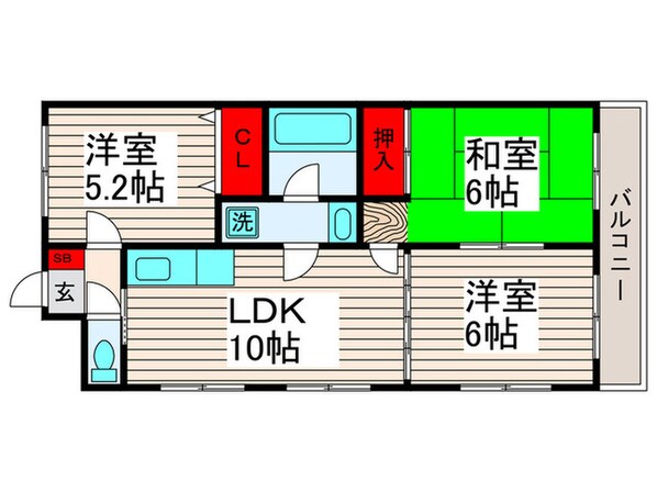 Ｊ・Ｓ、ＴＥＲＲＡＣＥの物件間取画像